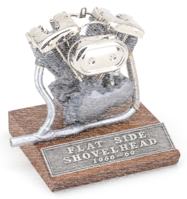 Large Shovelhead Casted Motor Model (ES)
