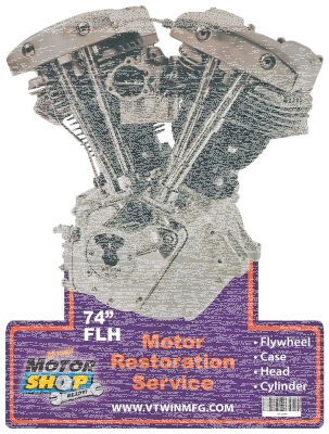 Late Shovelhead Engine Plaque (ES)