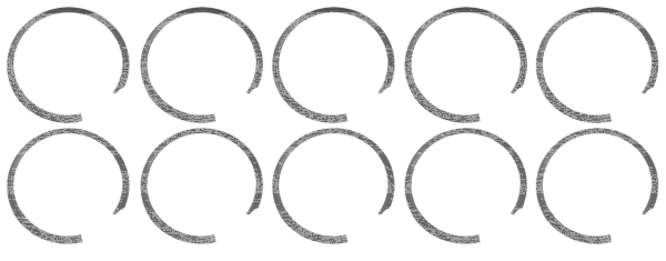 10pck retaining ring (ES)