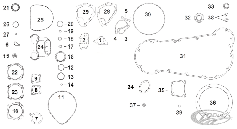 10pck O-ring, 3/8" Boss Tub (ES)