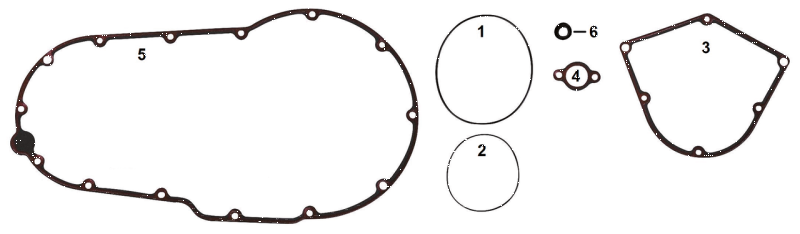 Lower engine gasket kit Victory99-17 (ES)