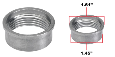 Weld-In Steel Gas Cap Bung 1-5/16"