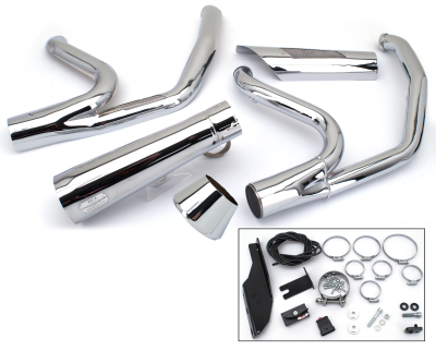 MCJ 2-1 Shorty FLH/T14-16 Chrome