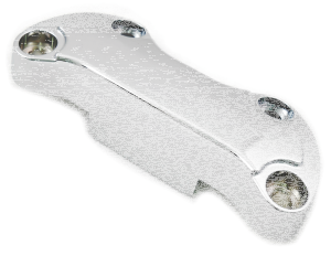 Top Riser Clamp Skirted 1" Chr BT99-Up (ES)