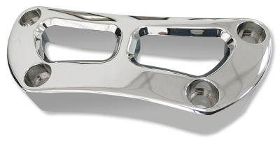 Top Riser Clamp Cut-Out 1" Chr HD73-Up (ES)