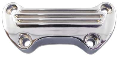 Top Riser Clamp Finned 1" Chr HD73-Up (ES)