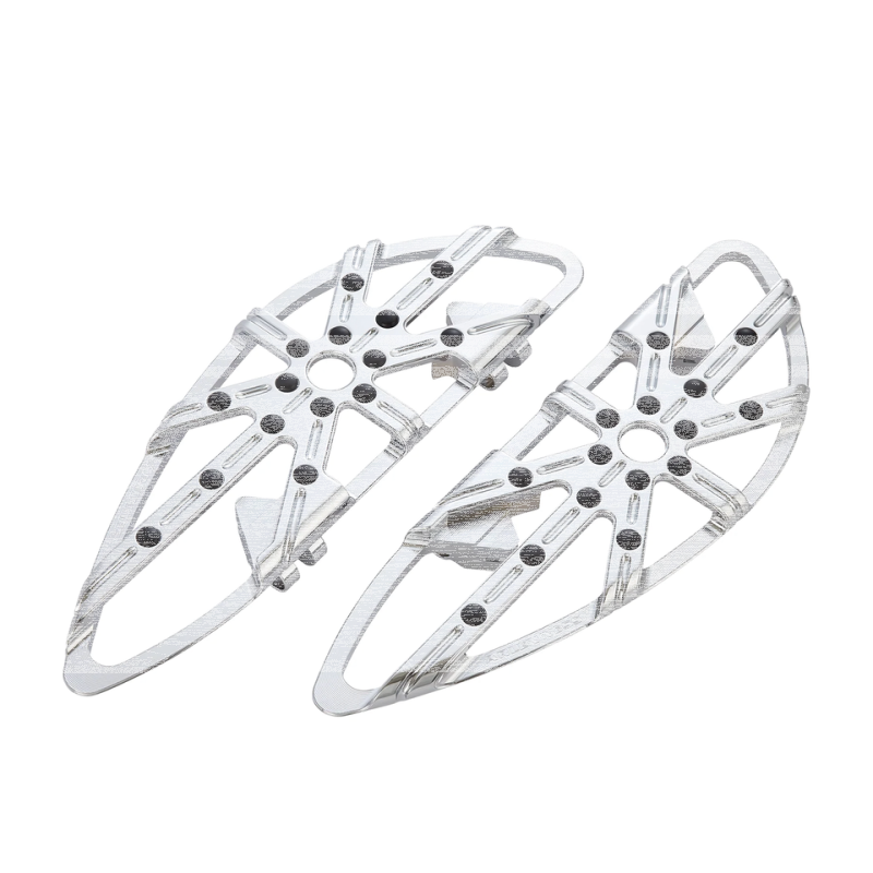 10-GAUGE DRIVER FLOORBOARDS CHROME (ES)