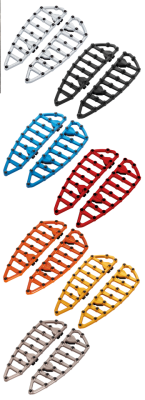 Ness MX Billet Floorboards - Chrome (ES)