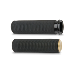 KNURLED RUBBER GRIPS, CBL , BRASS