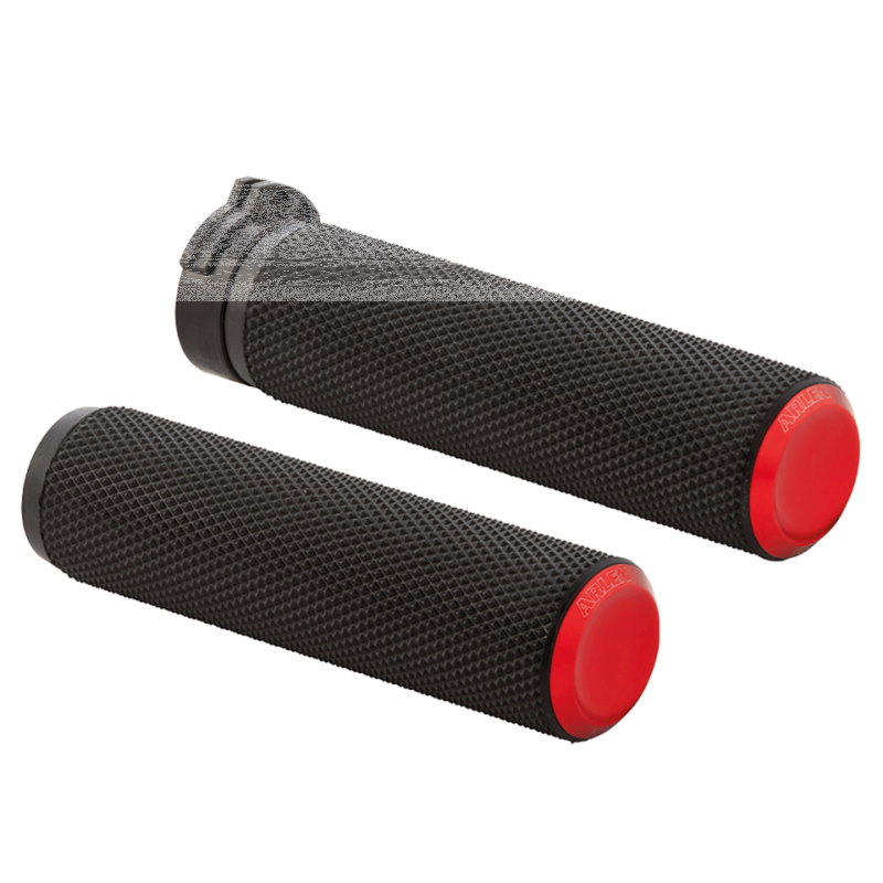 Knurled Grips Red TBW (ES)