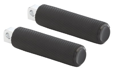 Knurled Fusion Footpegs - Black