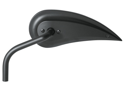 RAD-III TEARDROP MIRROR, BLK, LEFT (HD O
