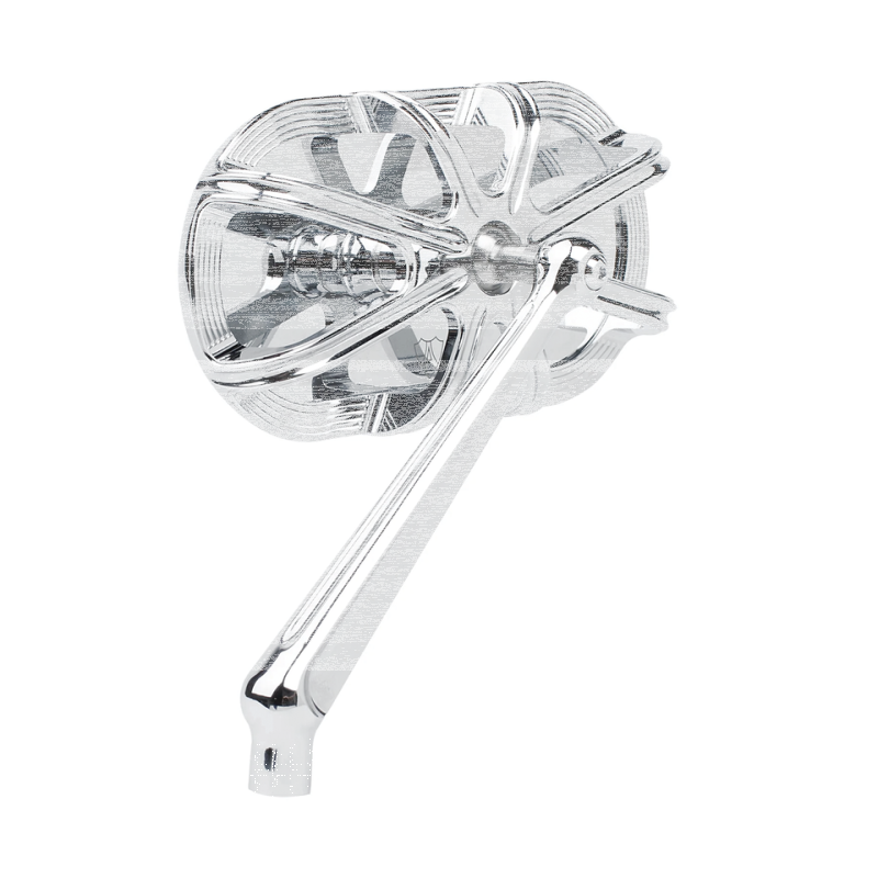 10-Gauge Caged series chr mirror left (ES)