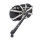 10-Gauge Caged series blk mirror right (ES)
