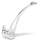 RADIUS BRAKE ARM FLH/T14-UP CHROME