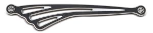 DEEP CUT FLAT SHIFT ROD, BLK FLH/T80-up (ES)