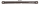 BEVELLED SHIFT ROD, BLK (ES)