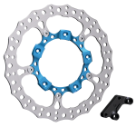 14" Billet Big Brake Rotor Left Blue