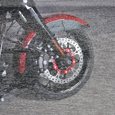 14" Billet Big Brake Rotor Left Red (ES)