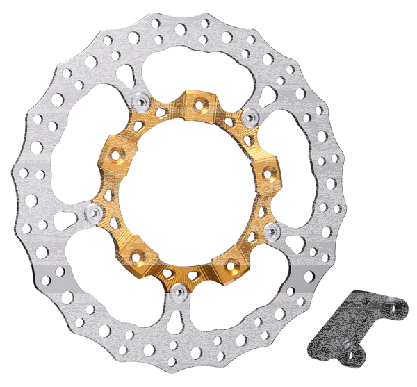 14" Billet Big Brake Rotor Right Gold (ES)