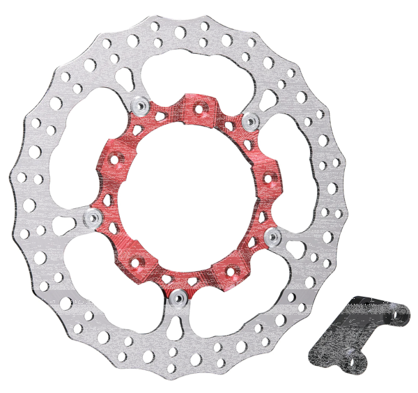 14" Billet Big Brake Rotor Right Red (ES)