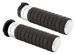 Black/Chrome Speedliner Grips TBW