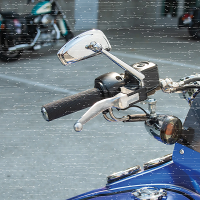 Tearchop Forged Left Mirror Chrome (ES)