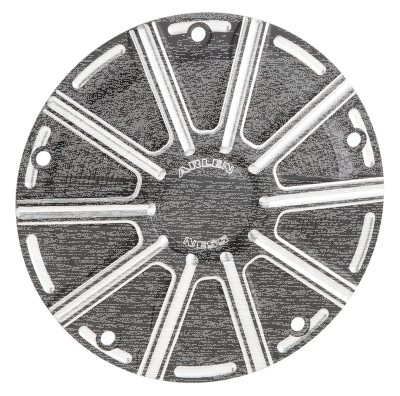 10G Derby cover black cut FLH/T16-up (ES)