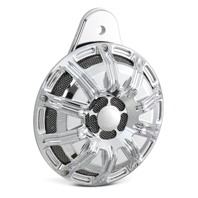10-GAUGE HORN w/COVER XL91-UP CHROME (ES)