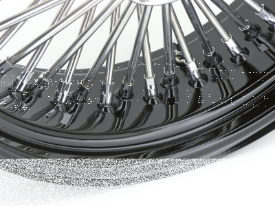 Black spoke Fat Daddy 18X3.5 50 (ES)