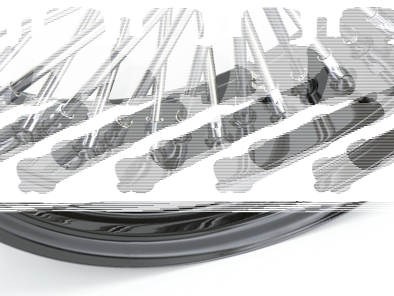 Black w/ chr nipples FD50 18X3.5 (ES)