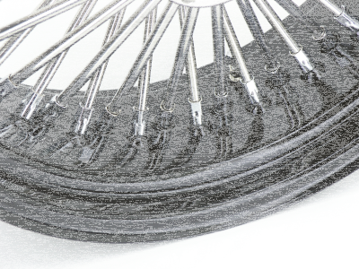Black w/ chr nipples FD50 18X3.5 (ES)