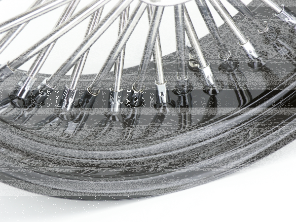 Black w/ chr nipples FD50 17X3.5 (ES)