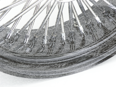 Black w/ chr nipples FD50 17X3.5 (ES)