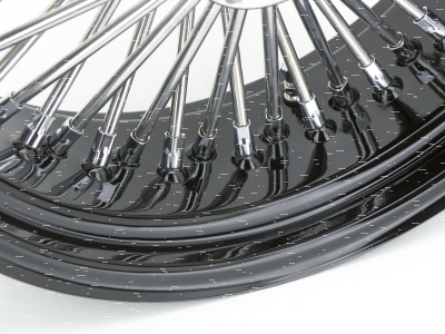 Black spoke Fat Daddy 18X3.5 50 (ES)