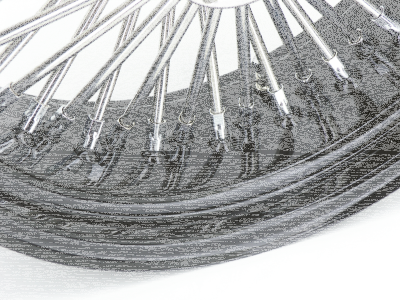 Black spoke Fat Daddy 16X3.5 50 (ES)