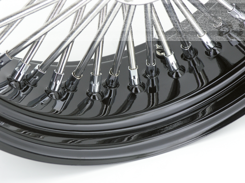 Black spoke Fat Daddy 17X3.5 50 (ES)