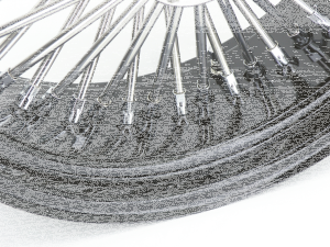 Black rim+hub Fat Daddy 18X3.5 50 (ES)