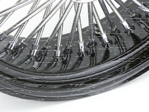Black w/ chr nipples FD50 16X3.5 (ES)