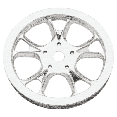 PM Pulley 66Tx1" Luxe Chrome (ES)