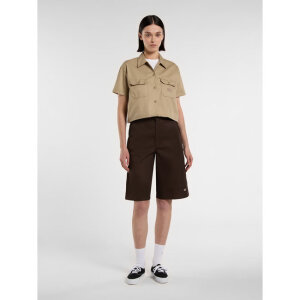 Dickies 13" Multi pocket work shorts rec dark brown Size 33