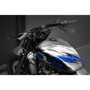 Killer Custom, "Drag-T" Mega Handlebars. Gloss black