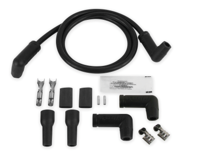 Accel Universal wire set 90degr black (FR)