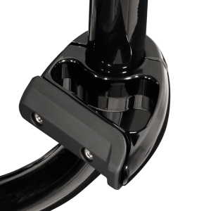 Black engine guard toe rests (FR)