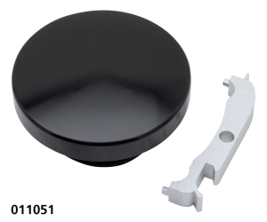 GZP black smooth screw in cap 82-e18 (GB)