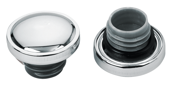 GZP Chrome Gas cap vented 85-e18 steel (GB)