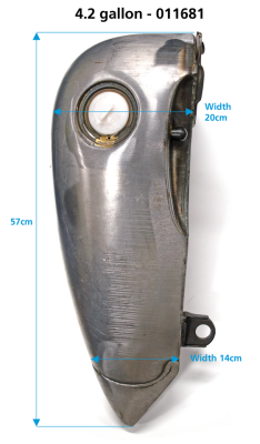 GZP 4" Str Flatside gastank Soft flush 4 (GB)