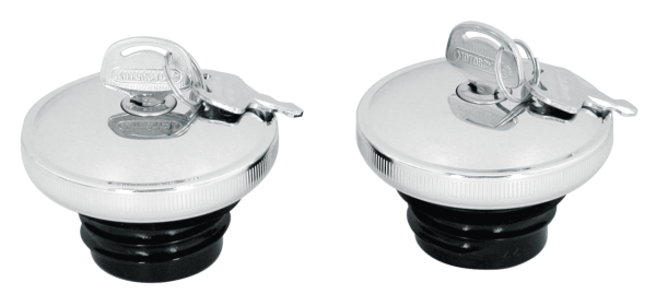 GZP Gascap late style chr w/key non-vent (GB)