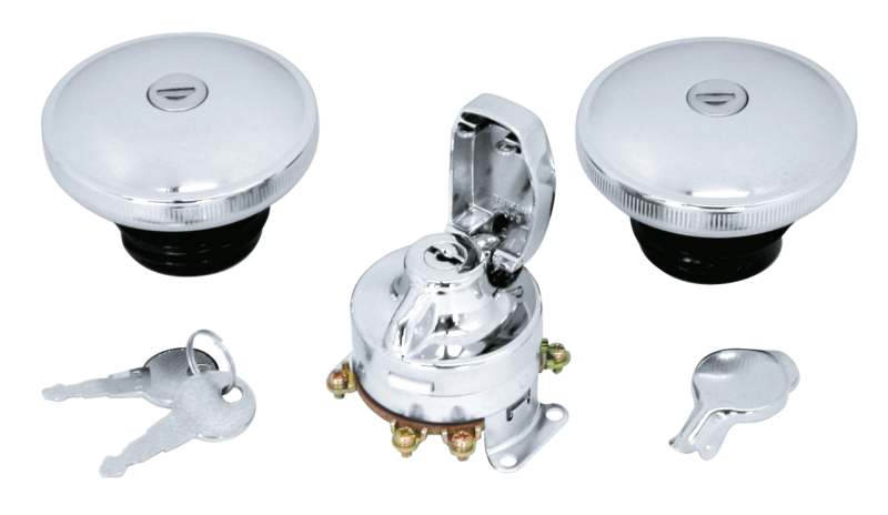GZP Gascap set late  chr w/key+ig.switch (GB)
