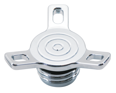 GZP Chr Spinner cap f/screw in bung styl (GB)
